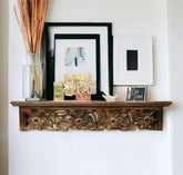 Hand Carved Shelf